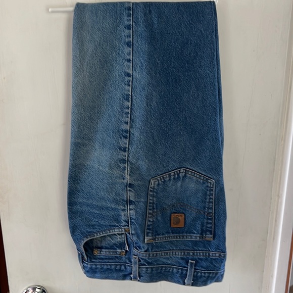 Carhartt Relaxed Fit Blue Jeans Sz 40x34 - Picture 1 of 13
